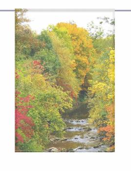 Preview: Scheibenhänger Herbstbach two maske, eckig